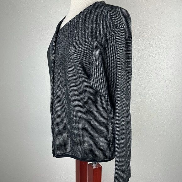 One World Button Down Cardigan Sweater Size M EUC - Picture 4 of 7